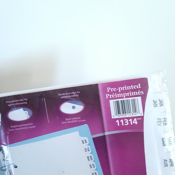 2/$20 Personal Binder Organizer With 2 Sets of Page Dividers [Half Letter] - Picture 4 of 13